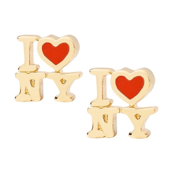 KATE SPADE • I Love NY Earrings - Picture 1 of 5